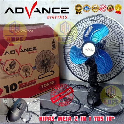 Jual Advance Tds Kipas Angin Meja Dinding Baling Besi Tornado