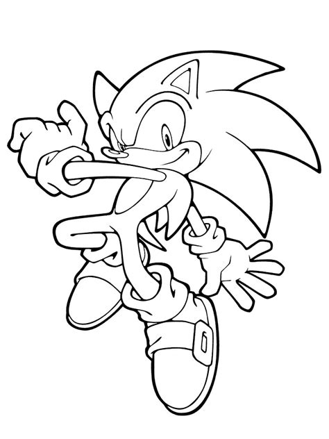Sonic Para Colorear Dibujos De Sonic Para Colorear Descargar E Pdmrea