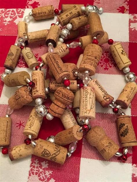 wine cork christmas crafts diy cuteness