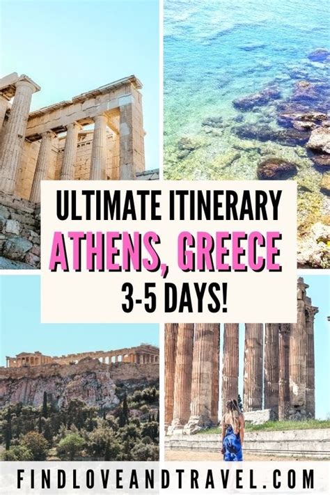 Days In Athens Itinerary Complete Athens Greece Travel Guide Find