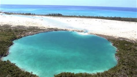 Deep Creeks Blue Hole Eleuthera Bahamas Youtube