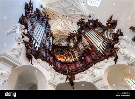 Cathedral In Oliwa Organ Gdansk Poland Stock Photo Alamy