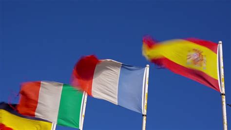Use them in commercial designs under lifetime, perpetual & worldwide rights. Torn Flags of Spain, France Stock Footage Video (100% ...