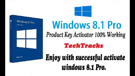 Windows 81 Pro Product Key Activator 100 Working Techtracks Youtube