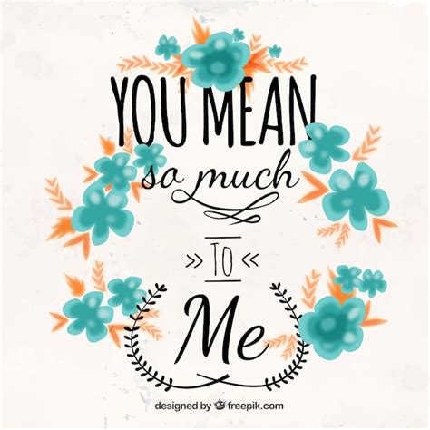 You Mean So Much To Me Card Vector Premium Download