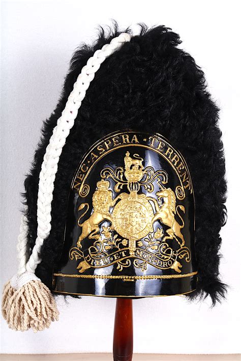 Hat British Military Grenadier Guards Fur Mitre Cap 1790