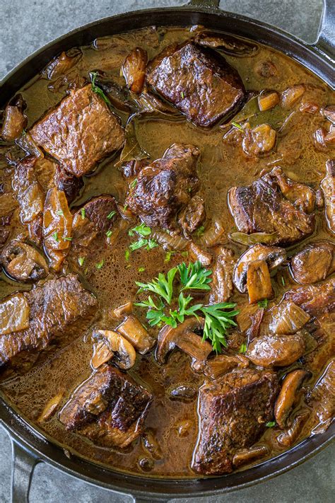 Slow Braised Beef Stew With Mushrooms Tate Abilootich