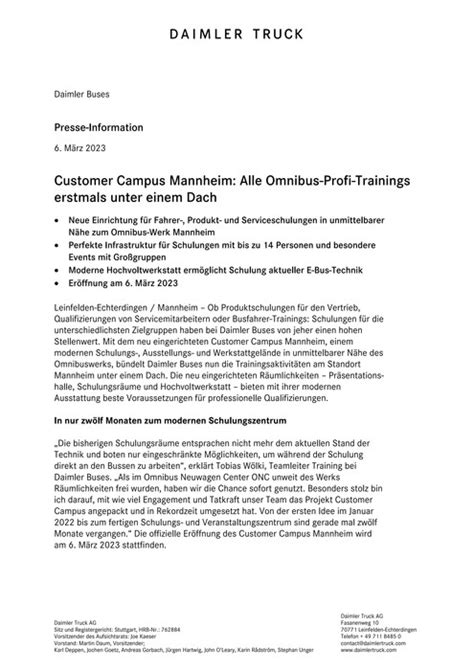 Customer Campus Mannheim Alle Omnibus Profi Trainings Erstmals Unter