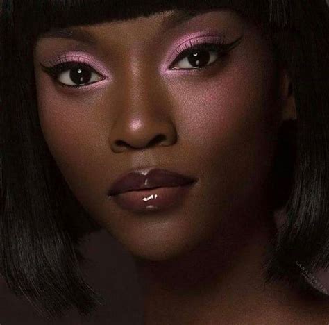 Pin By La Tanya Goddessyemaya Alexand On The Faces I Love Dark Skin Makeup Skin Makeup Skin
