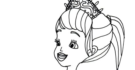 Sofia The First Coloring Pages Oona Sofia The First Coloring Page