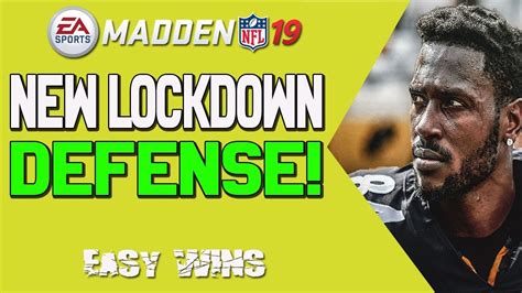 New Lockdown Defense In Madden 19 Tips And Strategies Youtube