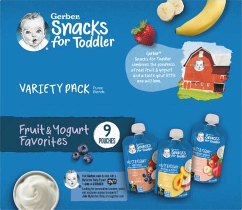 Gerber® Toddler Very Berry Peaches And Cream Strawberry Banana Fruit