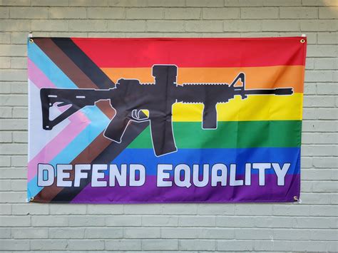 Defend Equality AR Progress Pride Flag 2x3 and 3x5 Options | Etsy