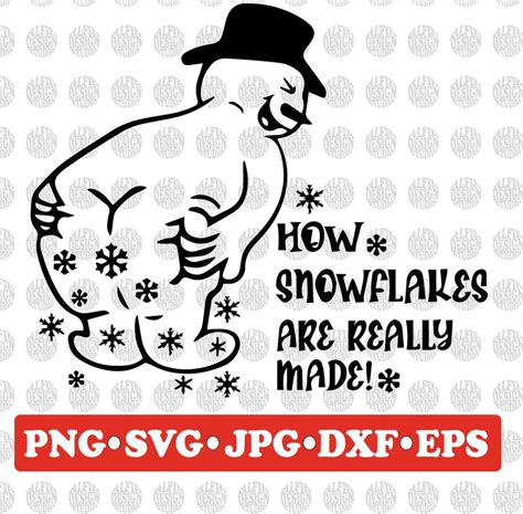 How Snowflakes Are Really Made Svg Snowflake Maker Svg Funny Snowman