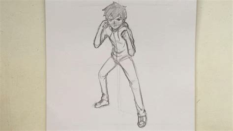 How To Draw Male Fighting Pose By Pndrawing On Deviantart
