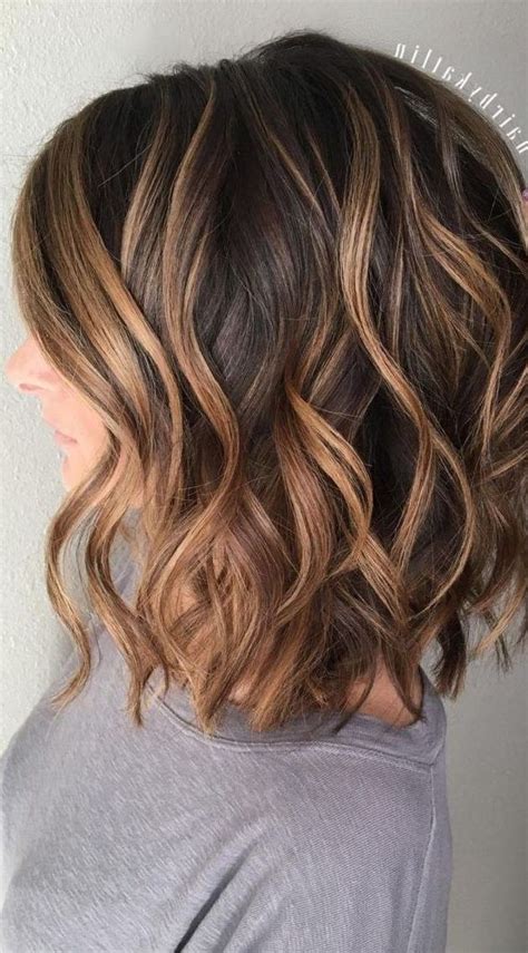 See more ideas about short hair styles, hair cuts, hair styles. 28 Incredible Examples of Caramel Balayage on Short Dark ...