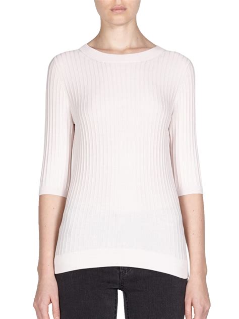 Acne Elbow Length Sleeve Top In Pink Lyst