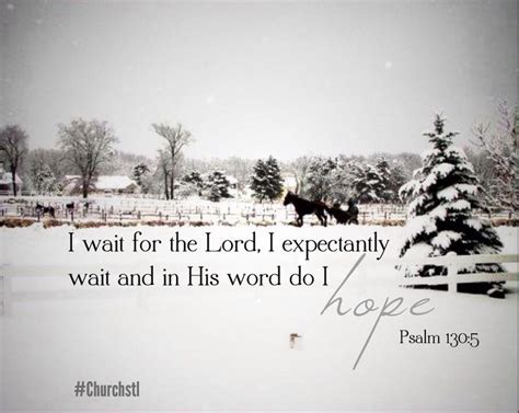 I Wait For The Lord I Expectantly Wait And In His Word Do I Hope