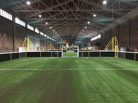 The indoor complex, which sits adjacent to a football pitch and running track, is divided into two main sections: Indoor Soccer Center Design: the importance of branding ...