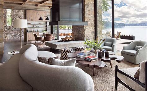 This Mountain Modern Lakefront Home In Montana Is All About Zen