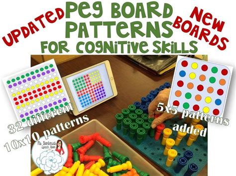 Cognitive Activity Using Peg Board For Speech Therapy In Snf