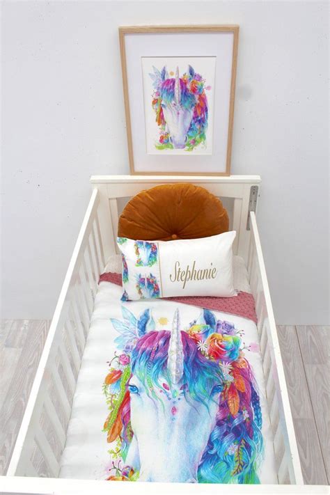 Bohemian Unicorn Baby Bedding Hoot Designz Baby Bed Set Baby Bed