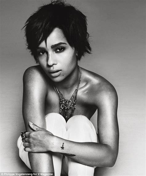 Zoe Kravitz Makes Her Mark As She Goes Topless In Artistic New Photo