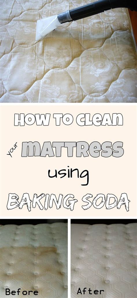 How To Clean Your Mattress Using Baking Soda With Images Mattress