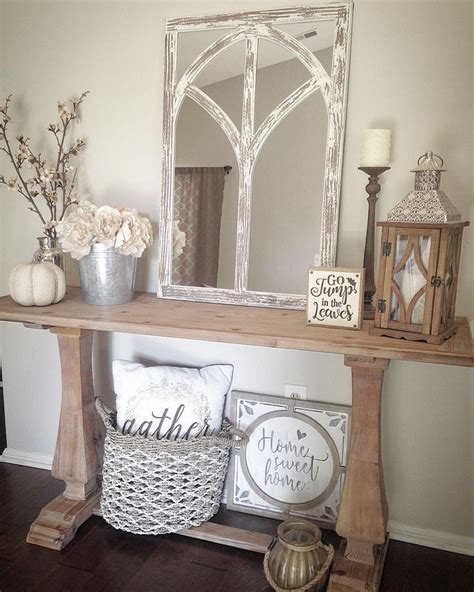 Discover savings on furniture & more. @home_sweet_homedecor Farmhouse console table farmhouse ...
