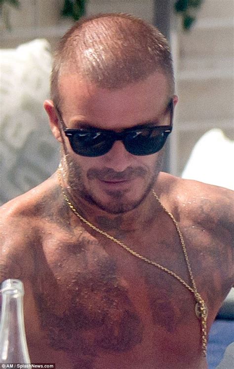 David Beckham 43 Shows Off A Drastically Thinner Hairline In Miami