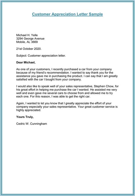 Valued Customer Letter Sample Thank You Letters To Clients And