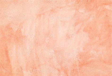 Watercolor Pastel Coral Background Texture Light Orange Stains On