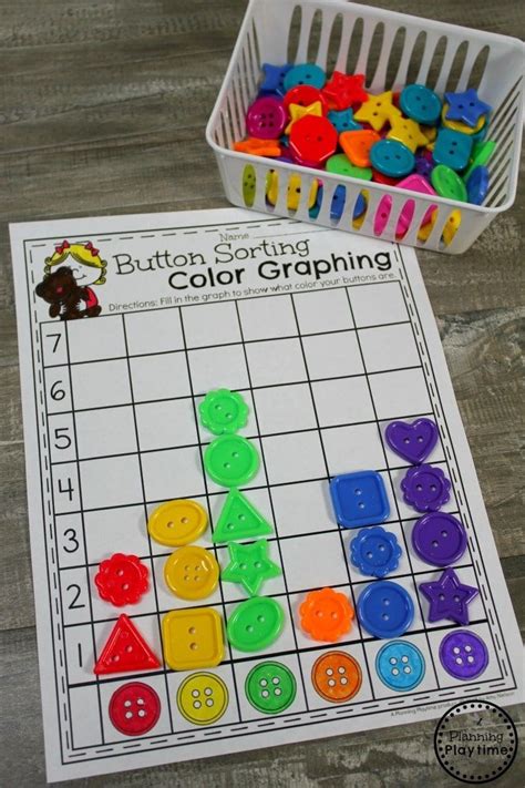kindergarten graphing activity math ideas for kids