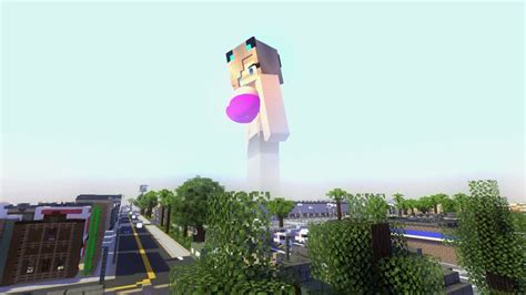 Minecraft Giantess Growth 32 Magical Cookie Youtube