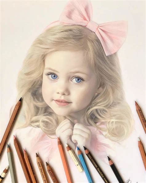 37 Photorealistic Colored Pencil Drawing Barbarakayci