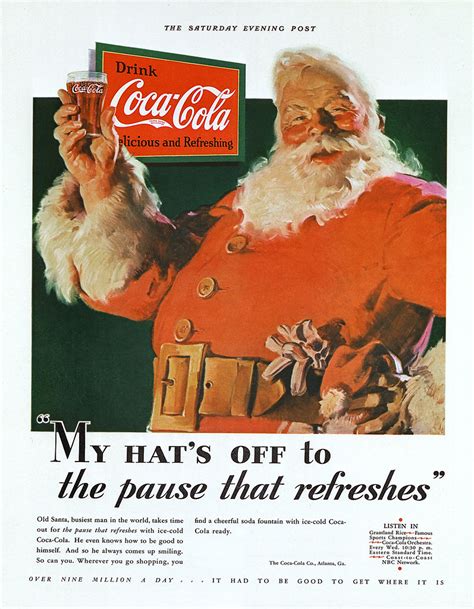 Santa Saturday Evening Post Ad Coca Cola 1931 The Coca Flickr