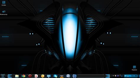 Alienware Evolution — свежая яркая тема для Windows 7