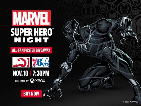 Hawks And Marvel Team Up For Two Super Hero™ Nights Inspired By Black