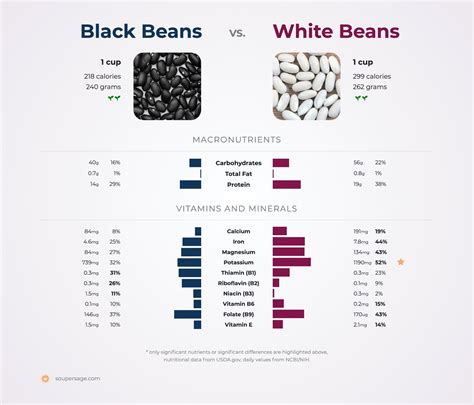 nutrition comparison white beans vs black beans hot sex picture