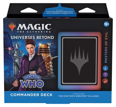 Universes Beyond Doctor Who Commander Deck Masters Of Evil Magic