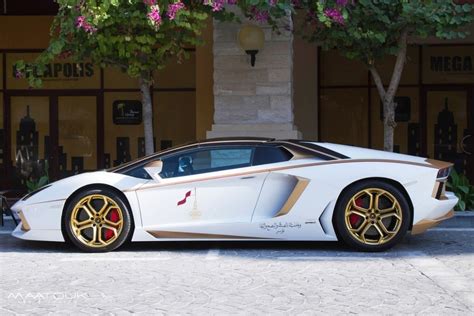 Meet The One Off Gold Plated Lamborghini Aventador Roadster Qatar