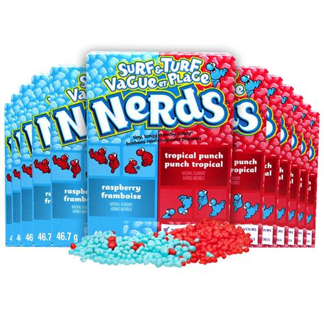 Cukierki Nerds Raspberry And Punch Tropical 467g Candy Shoppl