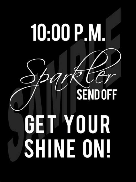 Wedding Sparkler Send Off Sign Etsy Wedding Sparklers Sparkler