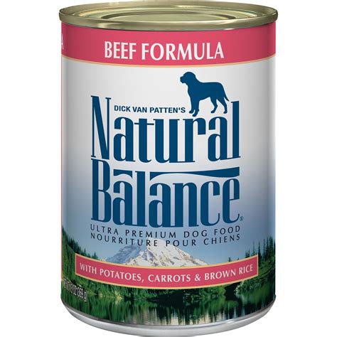 Not only is every recipe packed with delicious flavor, every formulation delivers the exact level of natural antioxidants, vitamins, fiber, prebiotics, and minerals that are essential to your pet's unique needs. Natural Balance Ultra Premium Beef Formula Wet Dog Food ...