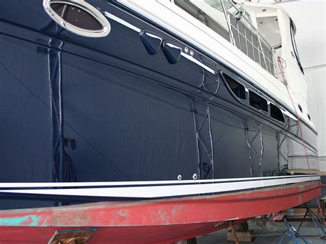 Boat Hull Painting Awlgrip Premium Coating Annapolis Maryland