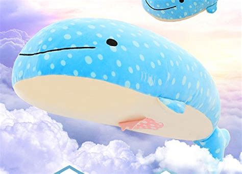 Vintoys Very Soft Blue Whale Shark Big Hugging Pillow Plush Doll Fish