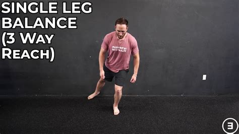 Single Leg Balance 3 Way Reach Youtube