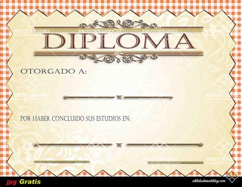 Diplomas De Fin De Curso Listos Para Editar Diplomas