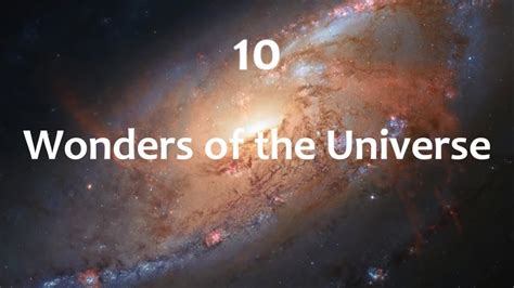 10 Wonders Of The Universe Youtube