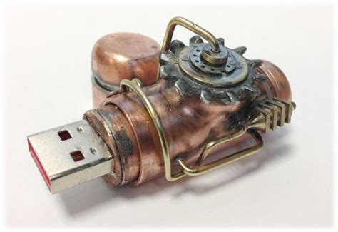 Steampunk 32gb Usb Flash Drive Model 361 In A Tin Box Etsy Usb